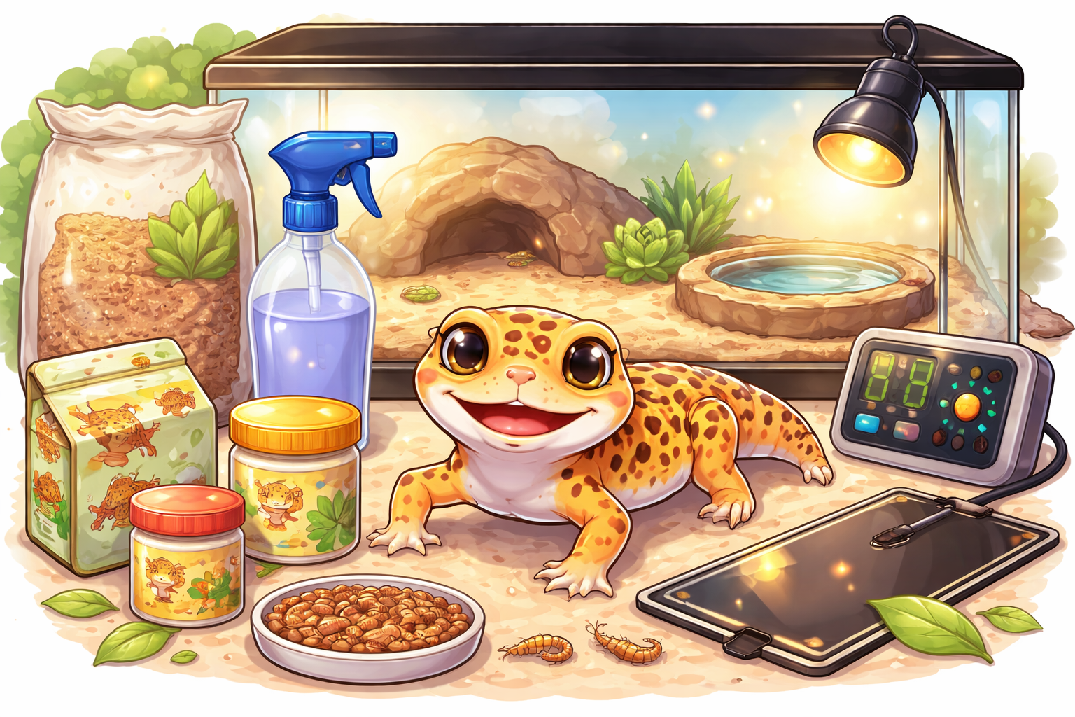 レオパ 飼育 必要なものは?