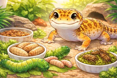 レオパの餌でおすすめは何か？