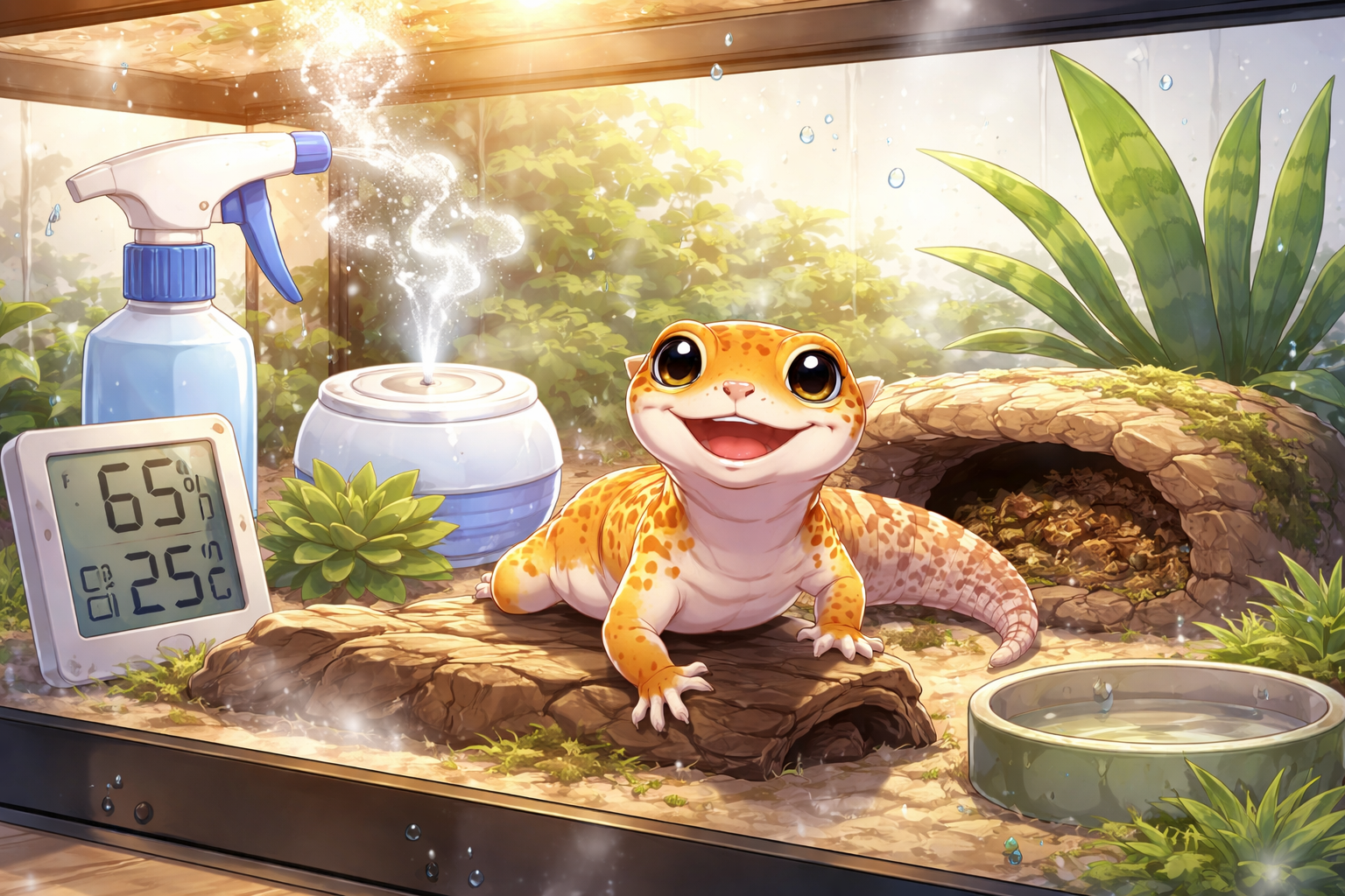 レオパの冬の湿度管理とは？