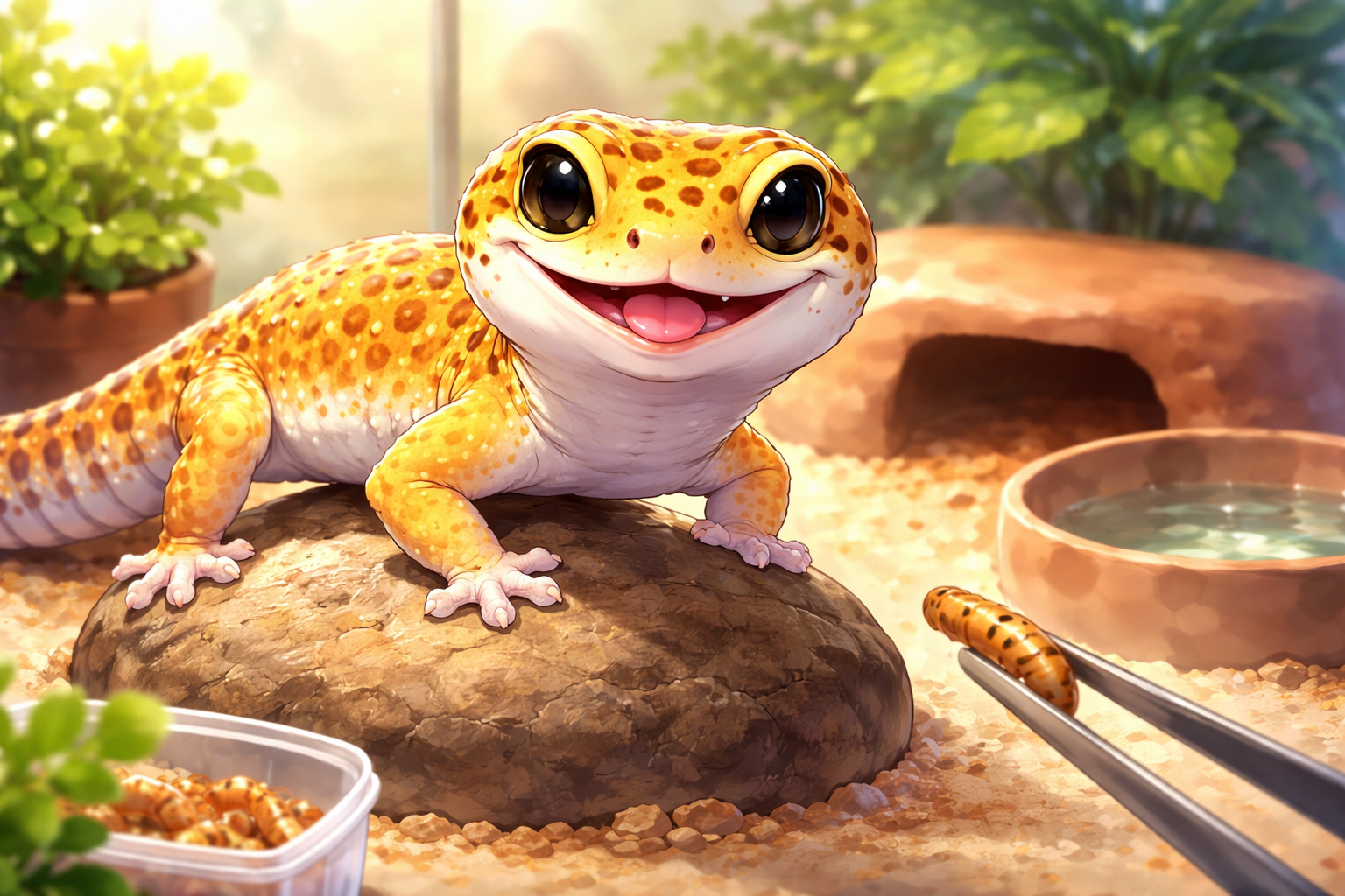 レオパ トカゲは飼いやすいの？